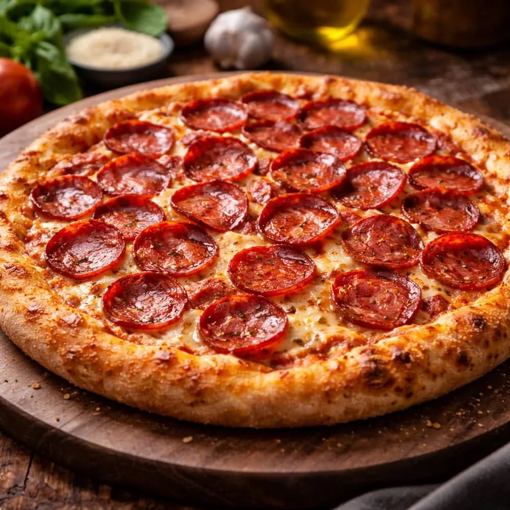 01 Pizza Média Calabresa + 01 Refri 1L